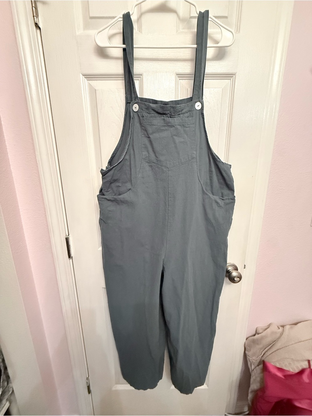 Amazon Women's Slate Gray Overalls Jumpsuit